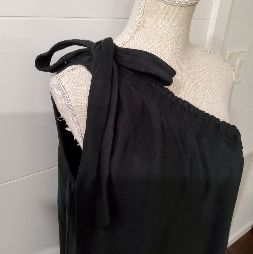 Daily Practice by Anthropologie Ruched One-Shoulder Mini Dress Size L - Picture 5 of 15